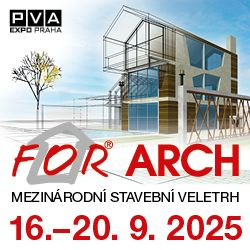 Veletrh FOR ARCH nabídne bohatý program, poradenská centra i ukázky technologií